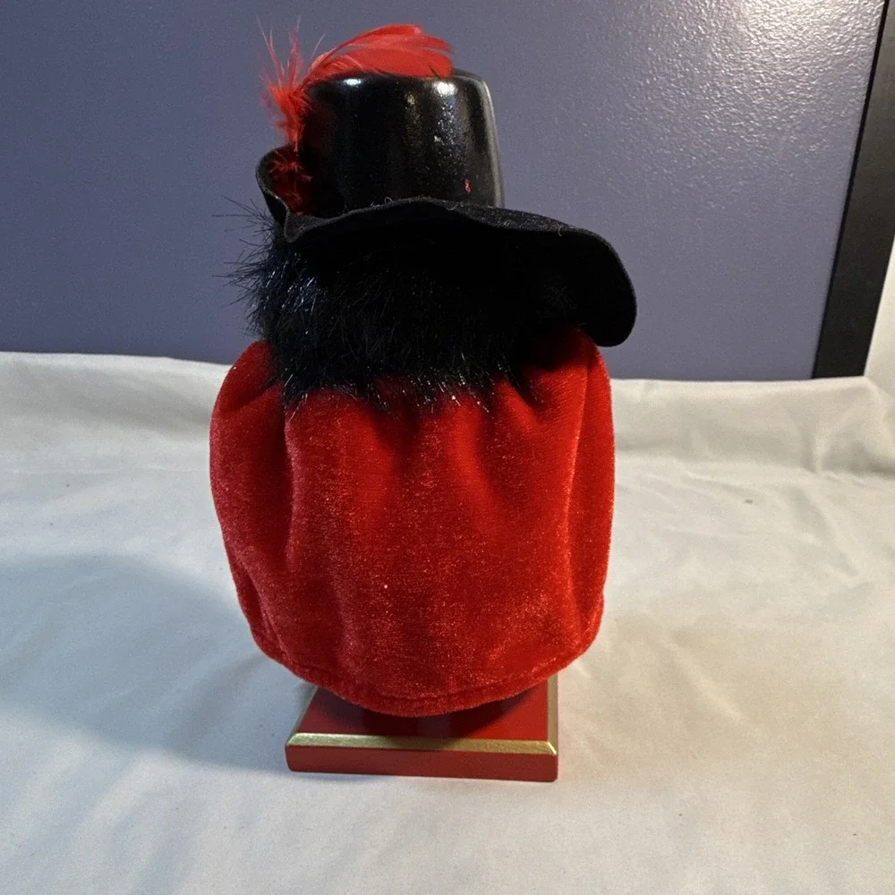 World Market 2013 Wooden Christmas Nutcracker Soldier Musketeer Sword Cape 7